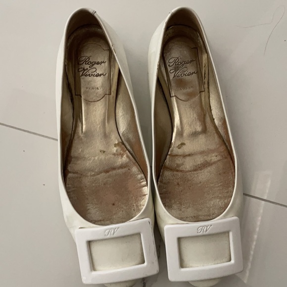 Roger vivier ballerina flats white size 35 - Picture 9 of 9